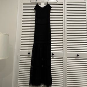 French Connection Crochet Spaghetti Strap Dress